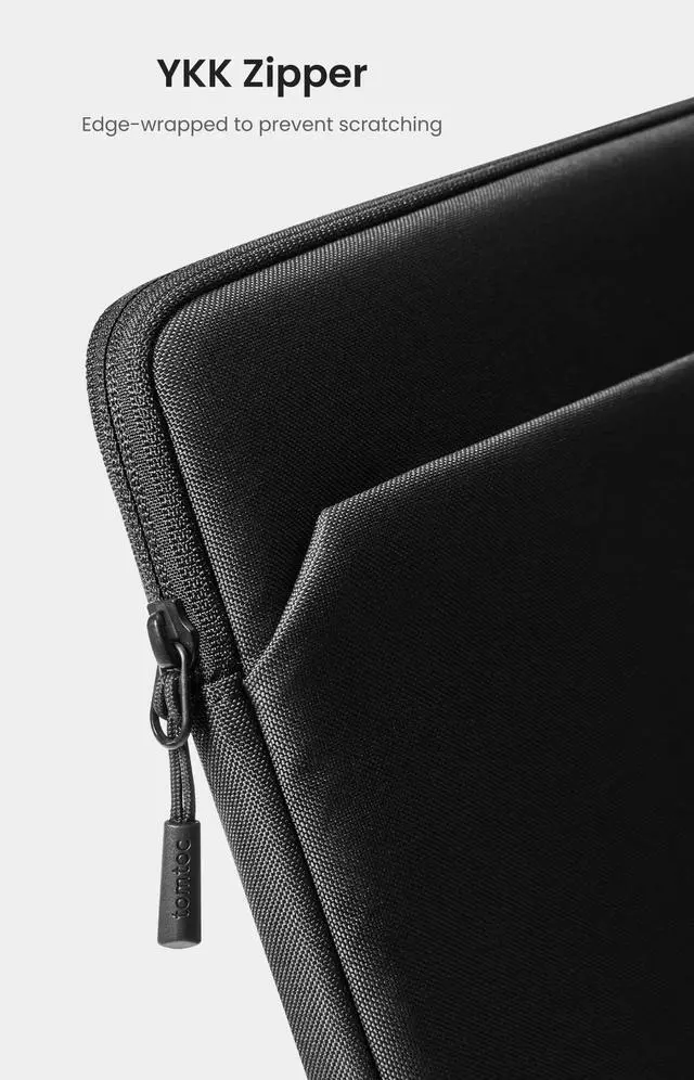 Alt view image 4 of 5 - tomtoc Light-A18 Slim 15.6 Inch Portable Monitor Case with Acessories Storage, Light Protective Carrying Sleeve for Most 15.6 in Portable Monitors with Eco-Friendly Fabric