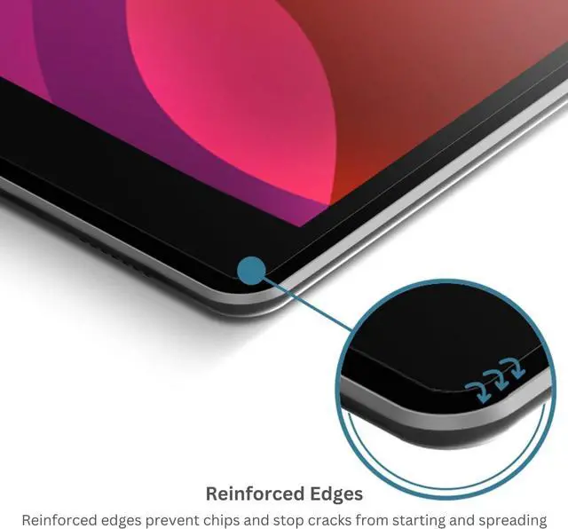 Alt view image 4 of 5 - ZAGG InvisibleShield Glass iPad 10.2 Inch Screen Protector 9th Generation (Fits 8th/7th Gen) - 3X Stronger Scratch Protection, scratch protection, Anti-Fingerprint, Easy to Install