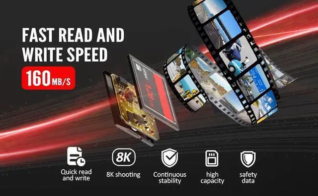 Alt view image 5 of 5 - CF Camera Memory Card 64GB Original UDMA Speed Up to 300x