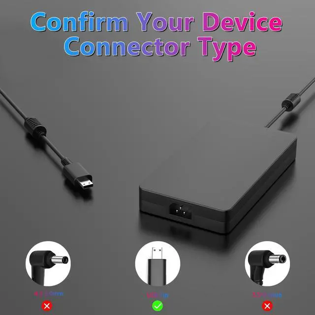 Alt view image 4 of 5 - 240W Laptop Charger Compatible with MSI Stealth GS77 GE76 GE66 Raider GP76 GP66 Leopard Creator Z16P Z16 Alpha 17 Gaming Laptop Power Supply Adapter