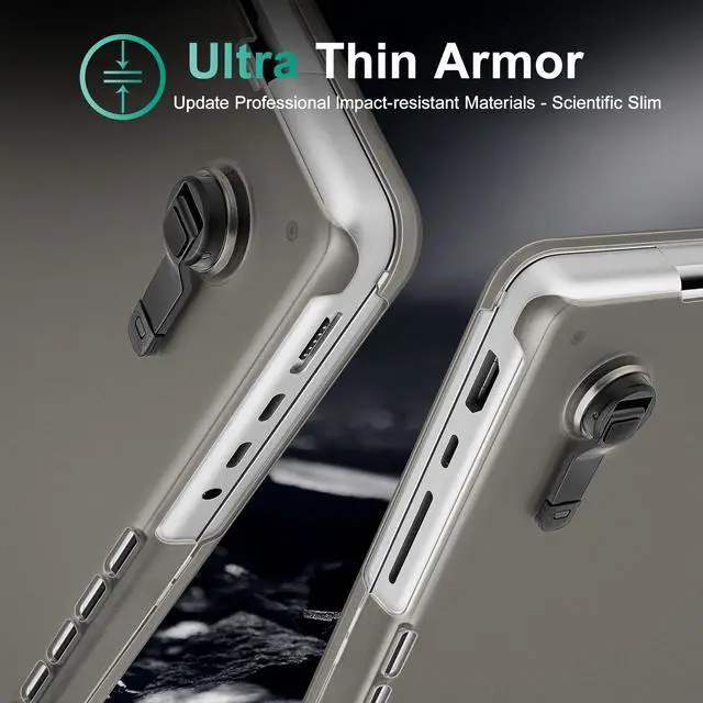 Alt view image 2 of 5 - Tuiklol for M4 MacBook Pro 16 inch Case 2024 2023 2022 2021 Release A3404 A3186 M3 A2991 M2 A2780 M1 A2485 Pro/Max Chip,Protective Hard Shell Cover with Keyboard Cover,Gary