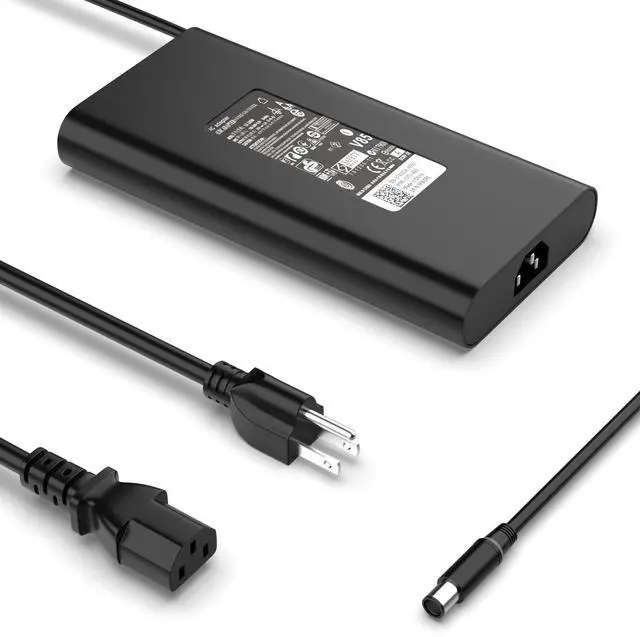 Main image of Nivjuky New Slim 240W 180W Laptop Charger Compatible with Dell Alienware 15 17 M15 M17 Area 51M, Precision 7510 7520 7530 7540 7550 7560 M2800 M4300 M4600 M4700 M4800 Power Supply Cord 7.4mm Tip