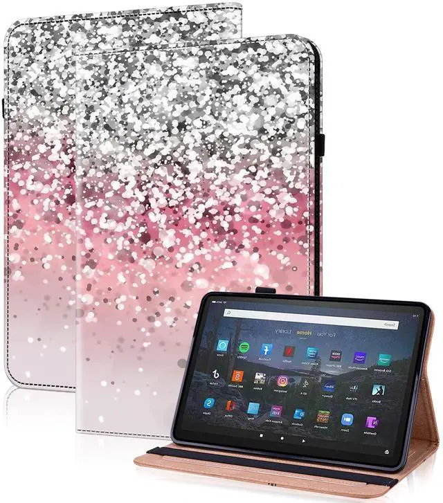 Main image of Case for Amazon Kindle Fire Max 11 Case (13th Generation, 2023 Release) 11" - PU Leather Flip Case with Elastic Band & Card Slots/Holder, Multi-Angle Viiewing Stand Tablet Cover, Gradation