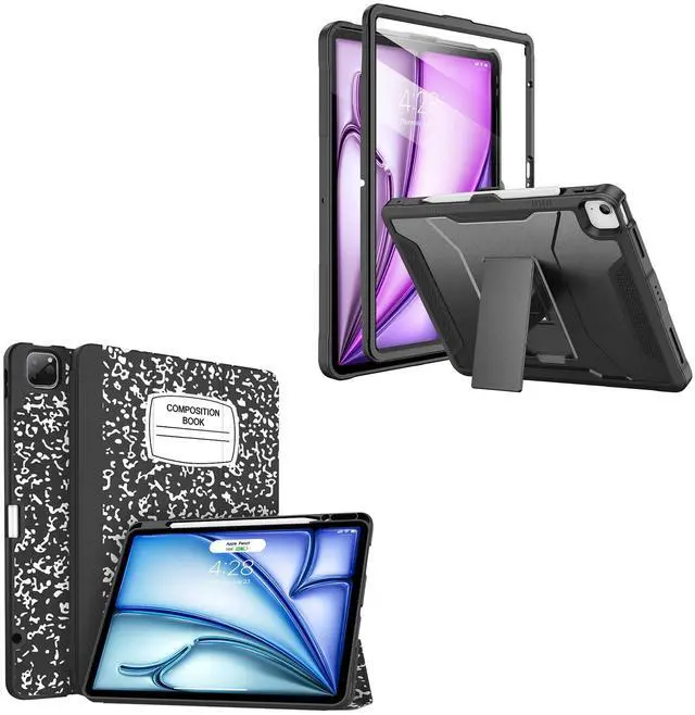Main image of Soke Case for iPad Air 13 Inch M3 2025 & M2 2024, iPad Pro 12.9 6/5th Gen Bundle with Rugged Full-Body Protective Cover for Apple iPad Air 13