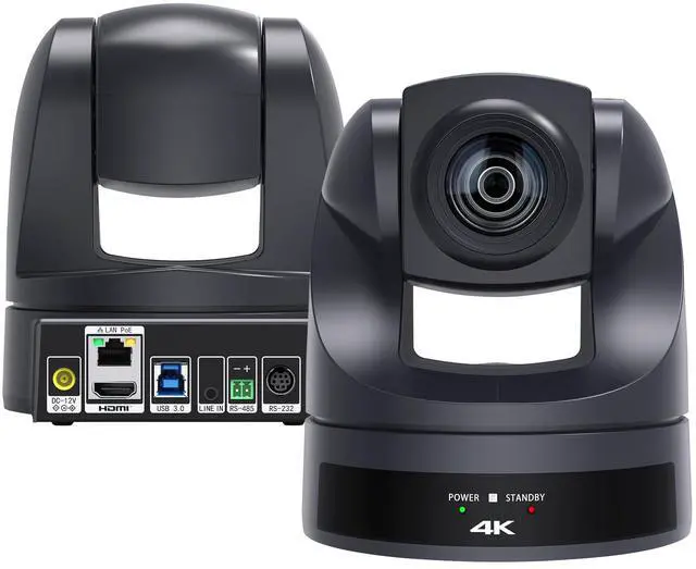 Main image of HCSTVCON HDMI PTZ Camera 4K with 20X Optical Zoom USB3.0/HDMI/RJ45 PoE PTZ Conference Camera for Church Streaming,Video Conferencing,Education,Works with Zoom,Skype,OBS,YouTube,etc