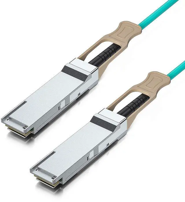 Alt view image 3 of 3 - 10Gtek 100G QSFP28 Active Optical Cable - 100GBASE to QSFP28(EDR) OM3 AOC Cable for Mellanox MFA1A00-C010, 10-Meter