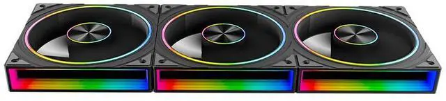 Main image of ICOLER Transwarp 120mm RGB Reverse Fan, Infinity Mirror 5V ARGB PWM Case Fan 120mm Triple PackSuitable for Computer Case & CPU Cooling