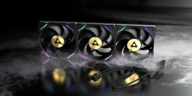 Alt view image 2 of 3 - TCOMAS FC700 PRO 120mm ARGB Case Fans - Specially Designed for PC Chassis Heat Sinks or CPU Cooling (Black)