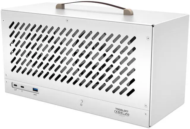 Main image of Compact eGPU Enclosure Compatible with Thunderbolt 3/4 USB4 40Gbps External GPU Dock Station with 600W PSU, Full Aluminum Chassis, NVIDIA/AMD PCIe Support, PD 85W Charging Support, Daisy Chain