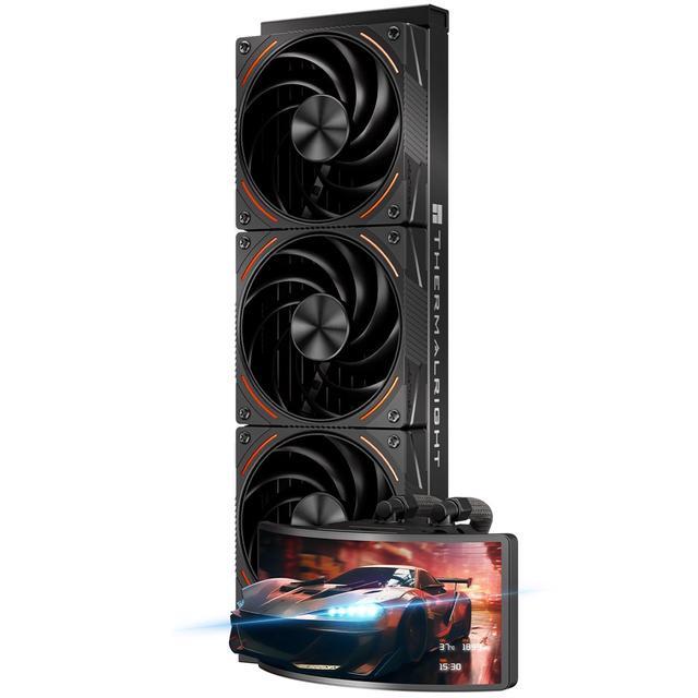 TR Hyper Vision 360 ARGB CPU AIO Waterkoeling Met 3.95" LCD Display - Zwart