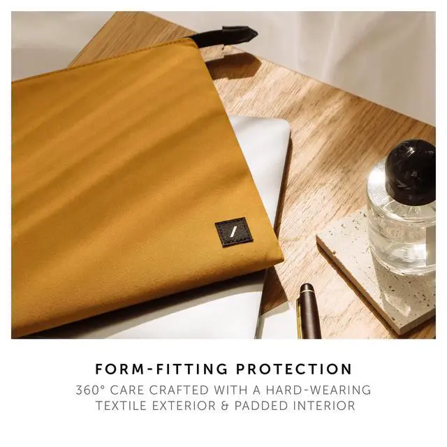 Alt view image 3 of 5 - Native Union W.F.A MacBook Sleeve 13"  Minimalist Slim Sleeve Made of Recycled Materials with 360-Degree Protection  Compatible with MacBook Air 13 (2018-2020), MacBook Pro 13 (2016-2022)  Kraft