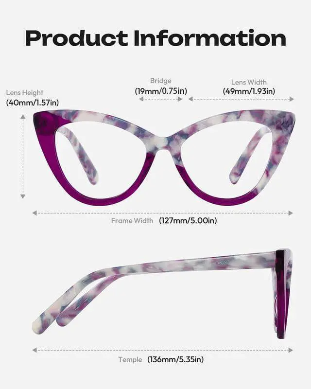 Alt view image 2 of 5 - Blue Light Glasses - 98%+UV400 Filter,Acetate Preppy Rectangle Frame for Work/Gaming