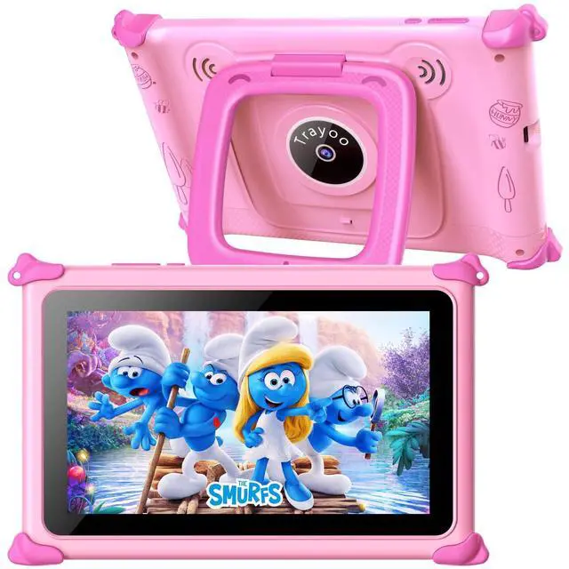 Main image of Trayoo Kids Tablet, 7IN Toddler Tablet for Kids with 32GB ROM, Shockproof Case, Education Apps Pre-Installed, Parental Control, WiFi, Netflix, YouTube