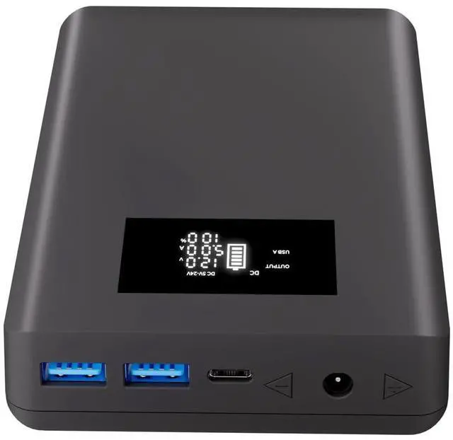 Alt view image 4 of 5 - PWEITE USB Type C PD 100W Portable Laptop Charger Power Bank Battery Pack DC Output 5V 7.4V 9V 12V 15V 16V 16.5V 18V 19V 19.5V 20V 24V 3A 4A For Macbook DELL HP Lenovo Steam deck Led Strip Tablet CPAP