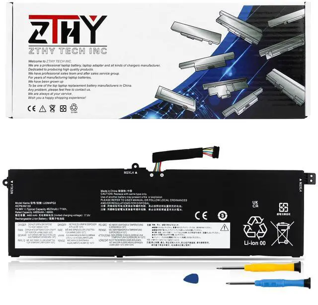 Main image of ZTHY L22M4PG3 Laptop Battery Replacement for Lenovo ThinkBook 16 G5+ APO IRH 2023 Ryzen Edition AMD R7-7840H Series L22B4PG3 L22C4PG3 L22D4PG3 L22L4PG3 15.36V 71Wh