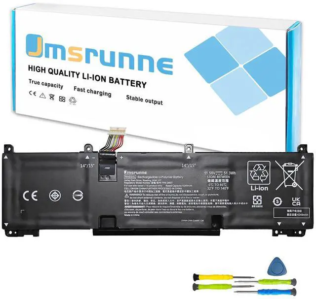 Main image of Jmsrunne 51.3Wh RH03XL Laptop Battery Replacement for HP Probook 440 G10/445 G9 G10/450 G10/455 G10/460 EliteBook 640 G9 G10/655 G10/650 G10 Series 11.58V