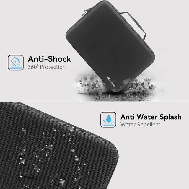 Alt view image 5 of 5 - Smatree Hard Laptop Shoulder Case for 13-14 inch ASUS Zenbook 14/14X/S 14/A14/13/Flip 13/S 13 OLED/Flip-OLED/Copilot+PC, for Vivobook 14/14Flip/S 14/Go 14Flip/13 Slate OLED, ExpertBook P5/B9/B9/CX54