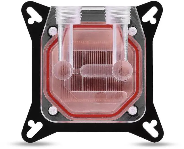 Main image of Computer GPU Water Cooling Block,Computer GPU Universal Water Cooler Block - G1/4 inch Thread,Copper POM Metal Water Cooling System Parts Kits