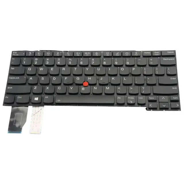 Alt view image 5 of 5 - BestParts Backlit Laptop Keyboard Replacement for Lenovo Thinkpad X13 Yoga Gen 2 Type 20W8 20W9 & X13 Yoga Gen 3 Type 21AW 21AX US Layout with TrackPoint Black