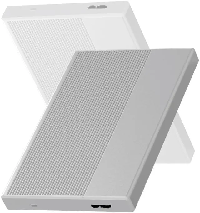 Main image of 500GB External Hard Drive USB 3.0 Portable external hard drives 2.5inch hdd High-Speed Data Transfer ps4 Storage expansion and backup drive for PS4, PS5, Desktop, PC,Laptop,MAC,Gaming Console - Silver