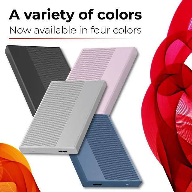 Alt view image 4 of 5 - 500GB External Hard Drive USB 3.0 Portable external hard drives 2.5inch hdd High-Speed Data Transfer ps4 Storage expansion and backup drive for PS4, PS5, Desktop, PC,Laptop,MAC,Gaming Console - Silver