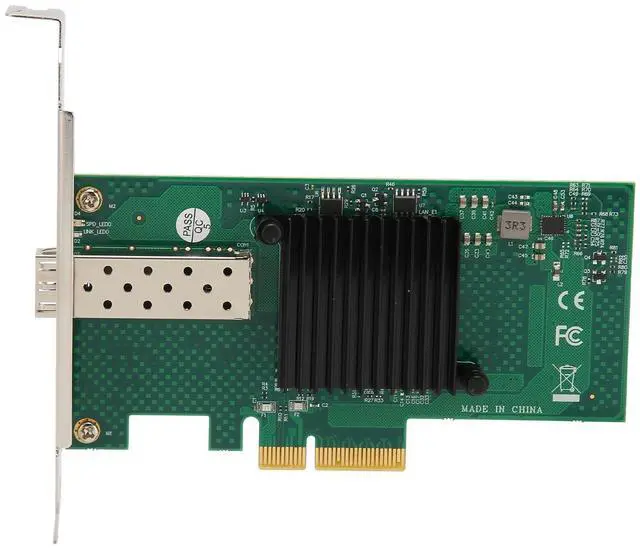 Main image of Yunseity PCIe Network Card 10000Mbps PCI Express X4 5.0GT s SFP LC Optical Fiber Gigabit Server Adapter for Server