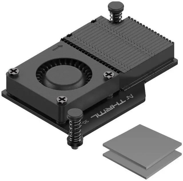 Alt view image 4 of 5 - Argon Poly+5 Raspberry Pi 5 Starter Kit | Raspberry Pi 5 Kit/Pi 5 Board/Pi 5 Case / 27W Pi 5 Power Supply/Pi 5 Active Cooler / 64GB SD Card / 2 Micro HDMI Cable (BRED, 8GB)