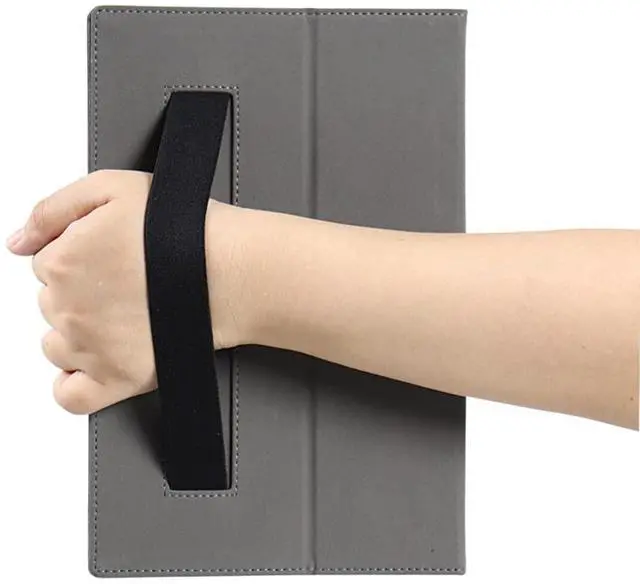 Alt view image 4 of 5 - AKNICI Case for TCL NXTPAPER 14 Tablet 14 Inch, Premium PU Leather Folio Folding Stand Protective Tablet Cover with Hand Strap Magnet for TCL NXTPAPER 14 Tablet 14 Inch