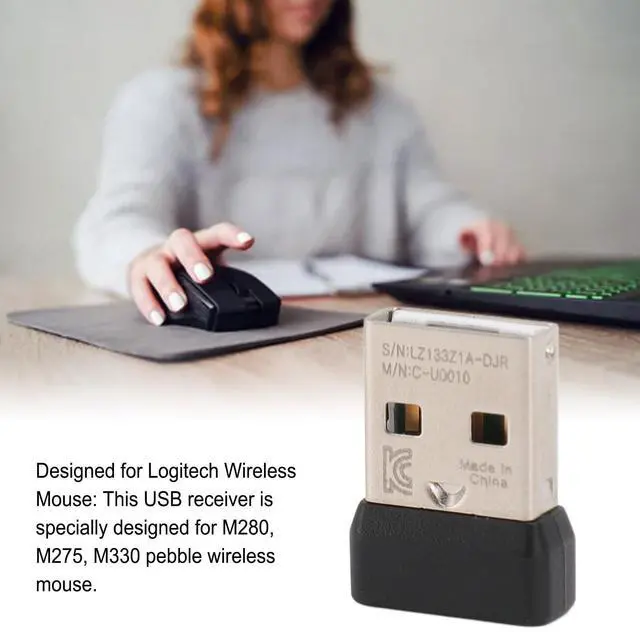 Alt view image 2 of 5 - Heayzoki 2.4G USB Receiver for M280 M275 M330 Mouse, USB Adapter, USB Plug, Stable Performance, 2.4G Technology