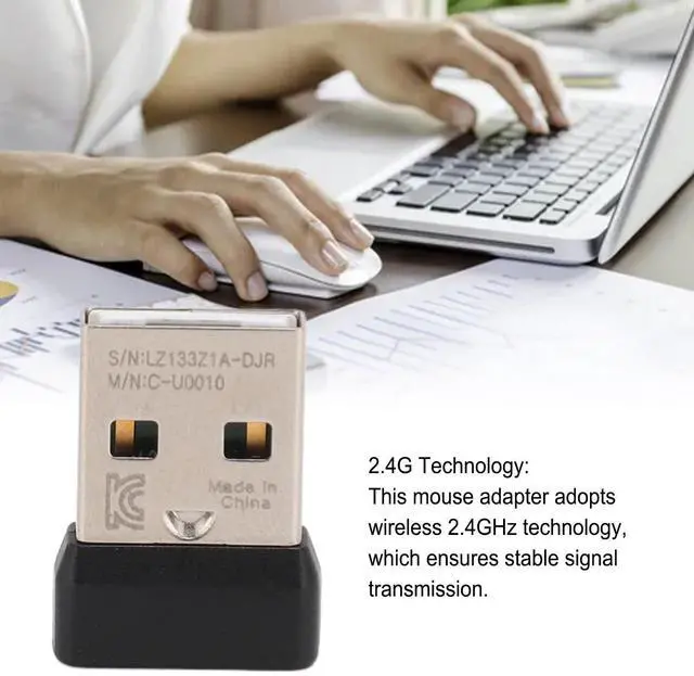 Alt view image 3 of 5 - Heayzoki 2.4G USB Receiver for M280 M275 M330 Mouse, USB Adapter, USB Plug, Stable Performance, 2.4G Technology