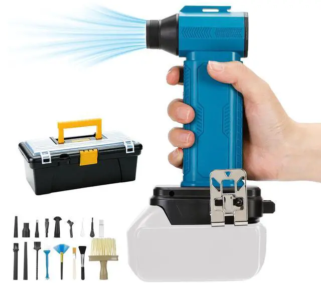 Main image of Compressed Air Duster Cordless Dust Blower for Makita 18V Battery, 130000RPM Brushless Turbo Fan Handheld Mini Jet Dry Blower for Keyboard Car Camping Workshop Home Cleaning(Battery Not Included)