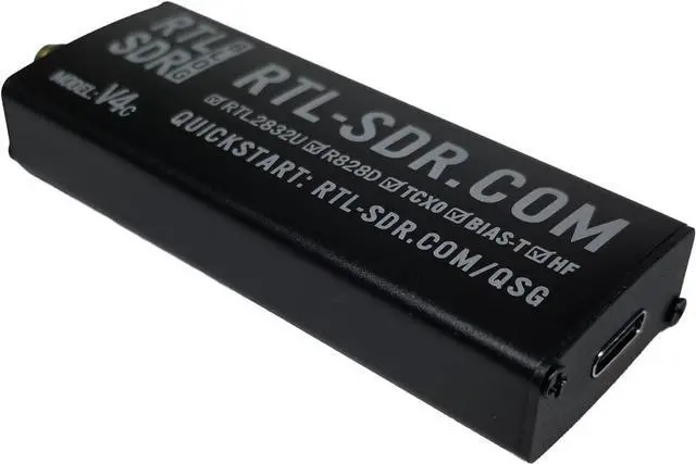 Alt view image 2 of 5 - RTL-SDR Blog V4 R828D RTL2832U 1PPM TCXO SMA Software Defined Radio (Dongle Only) (USB-C)