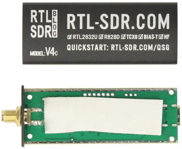 Alt view image 5 of 5 - RTL-SDR Blog V4 R828D RTL2832U 1PPM TCXO SMA Software Defined Radio (Dongle Only) (USB-C)