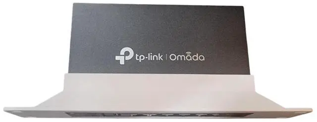 Alt view image 2 of 5 - 10" Network Rack Mount for TP-Link Omada ER605 Router (Black)
