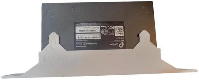 Alt view image 3 of 5 - 10" Network Rack Mount for TP-Link Omada ER605 Router (Black)