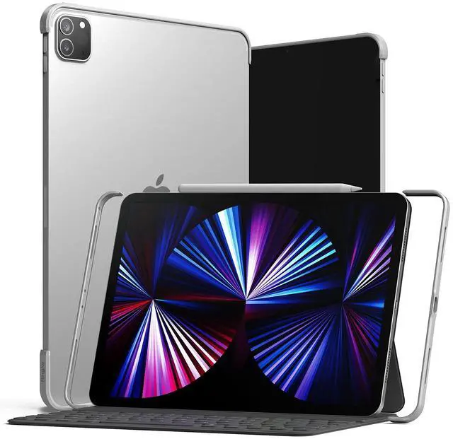 Main image of Ringke Frame Shield Designed for iPad Pro 11 2021 Keyboard Case (11-inch, 3rd Generation) - Matte Silver