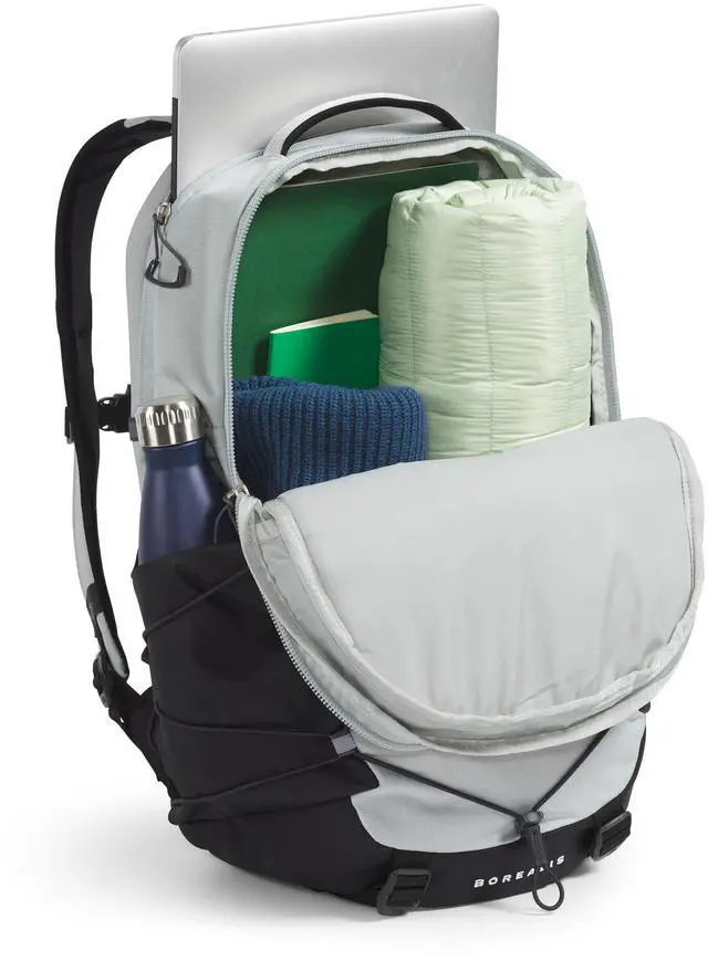 Alt view image 5 of 5 - The North Face Borealis Commuter Laptop Backpack | Water Repellent Finish, 16" Laptop Sleeve, Large Main Compartment for Everyday Carry, Tin Grey Dark Heather/Asphalt Grey/TNF Black-NPF, One Size