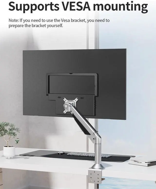 Alt view image 5 of 5 - sibolan 24.5" 2.5K Portable Monitor, 165Hz Gaming Monitor FreeSync Fast Response IPS Large Screen, Built-in 180° Adjustable Stand/VESA, USB-C Second Screen for Laptops, Phones, Game Consoles