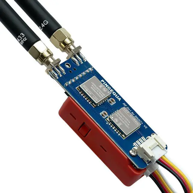 Alt view image 5 of 5 - NRF24&CC1101 2-in-1 RF Module for M5Stack StickC Plus, Supports NRF24 2.4GHz and CC1101 433MHz, Devboard Compatible with M5Stack StickCPlus with Bruce Firmware(with 3D Printed Case)