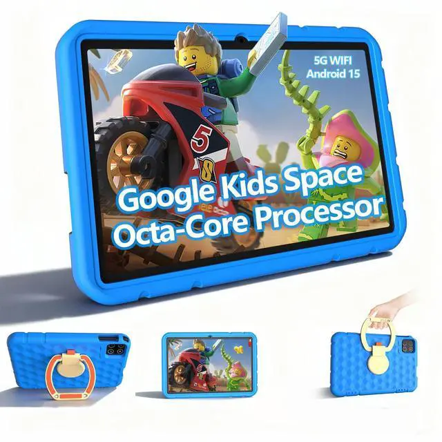 Main image of Iconiotk Android 15 Tablet, 10.1 inch Kids Tablet, Octa-core CPU, 20GB+128GB+1TB Expand Tablets for Kids with Kids Space, Parental Control, 6000mAh Big Battery, HD Touchscreen Display Tableta (Blue)