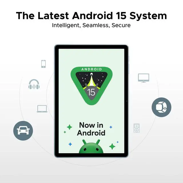 Alt view image 2 of 5 - DOOGEE Tab A9 Pro+ Android 15 Tablet,11 inch Tablet with 90Hz Display,30GB+128GB/2TB TF Octa-Core Gaming Tablets,8580mAh,1080P,Bluetooth 5.0+5G WiFi Tablets,13MP+5MP,Face ID/OTG Blue