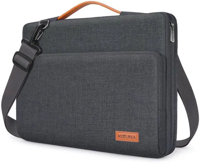 Main image of KIZUNA Laptop Sleeve Case 17 Inch Computer Shoulder Bag for LG Gram 17/17.3" Lenovo ThinkBook Plus 17/Dell G7/17 IdeaPad 3i Gen7/ Legion 5/5i/IdeaPad L340/HP Gaming Pavilion 17,Grey