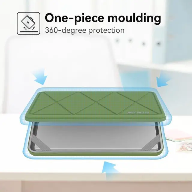 Alt view image 2 of 5 - Smatree Hard EVA Protective Sleeve Compatible for 15.6 inch ASUS Vivobook 15X OLED, for ASUS P1512/M515/L510/F515, for ASUS Vivobook Pro 15 OLED, for ASUS Vivobook 15/S15 Case, Green (X8274G)