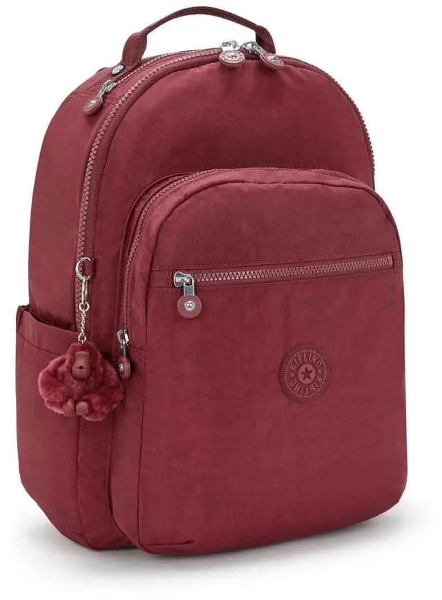 Alt view image 4 of 5 - Kipling Women's Seoul 15" Laptop Backpack, Durable, Roomy with Padded Shoulder Straps, Built-In Protective Sleeve