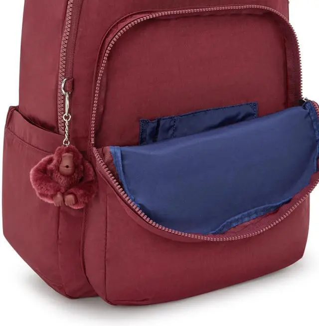 Alt view image 5 of 5 - Kipling Women's Seoul 15" Laptop Backpack, Durable, Roomy with Padded Shoulder Straps, Built-In Protective Sleeve