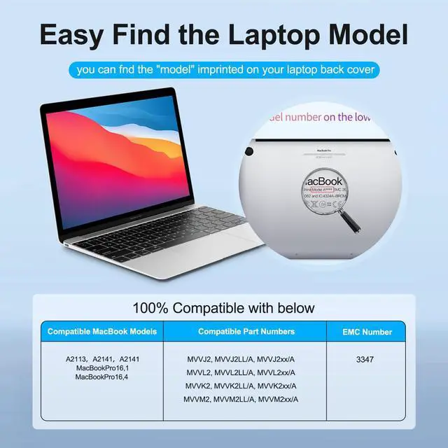 Alt view image 3 of 5 - Bituoer A2113 A2141 Laptop Battery Compatible with MacBook Pro 16-inch A2141(2019 Version) EMC 3347,fits MVVJ2xx/A MVVK2xx/A MVVL2xx/A MVVM2xx/A