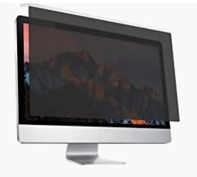 Alt view image 2 of 4 - THE OX COLLECTIVE Privacy Screen Filter - 24 Inch Computer Monitor Privacy Shield Film for 23.6" 23.8" Monitor - Anti Glare Screen Cover, Blue Screen Protector for Eyes - 16:9 Hanging Film Shield