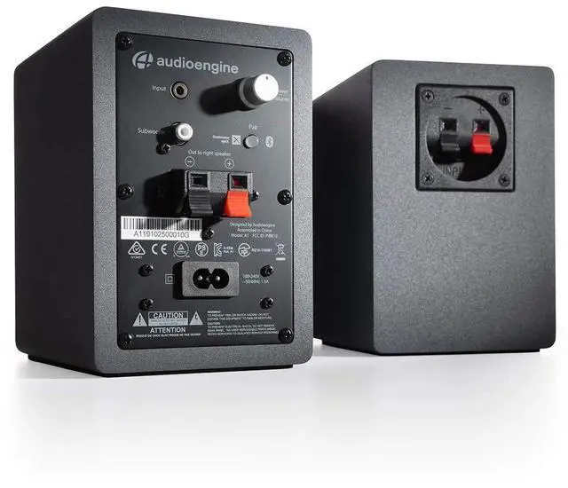 Alt view image 2 of 5 - Audioengine A1 Wireless Computer Speakers - 60 W Bluetooth Desktop PC Computer Speakers - Gaming, Music and More