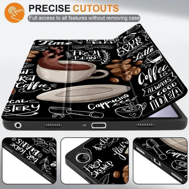 Alt view image 2 of 5 - MEEgoodo Case for Samsung Galaxy Tab A9 Plus 11 inch Cover 2024 2023 with S Pen Holder, A9+ Smart Tablet Cases with Leather Trifold Stand+Soft TPU Back Shell+Smart Auto Wake/Sleep, Coffee