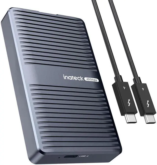 Main image of Inateck 40Gbps M.2 NVMe SSD Aluminum Enclosure, USB4.0/Thunderbolt 3/4 External Hard Drive Enclosure, No Tools Required Installation, Supports 2280 SSDs, M-Key, FE2029